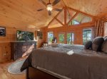 Soaring Hawk Lodge: Lower-Level Bedroom